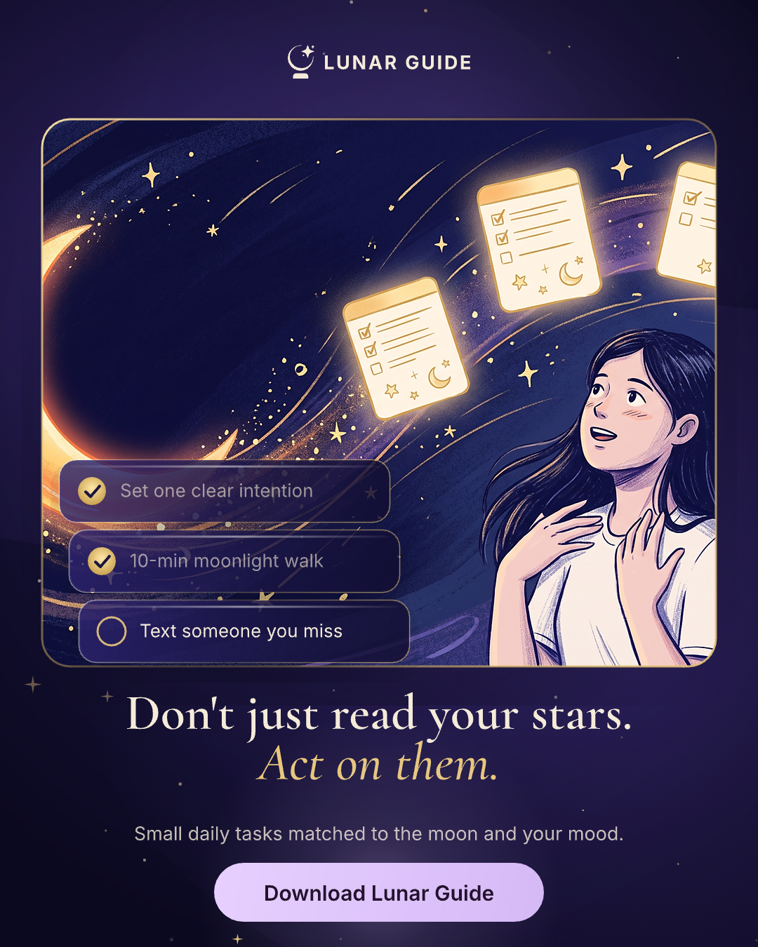 Lunar Guide Tasks concept artwork